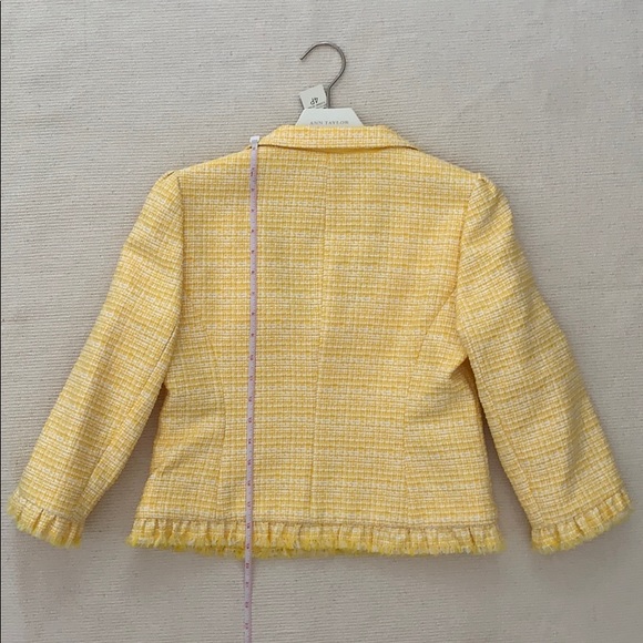 Yellow Tweed Jacket / Blazer - Picture 2 of 6